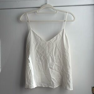 L’Agence Jane Silk Camisole in White Cream Color XS